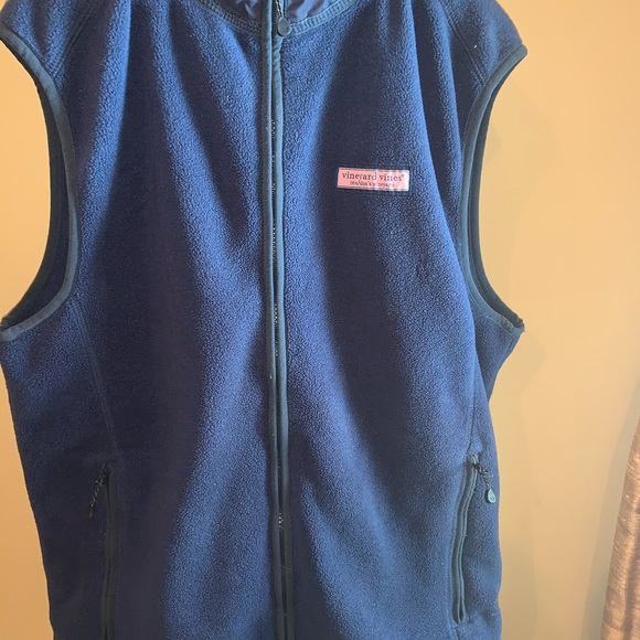 Vineyard vines men’s fleece vest - Picture 3 of 4